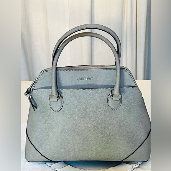 Calvin Klein Gray Women's Satchel/Crossbody-Good Condition‎ - Picture 2 of 10